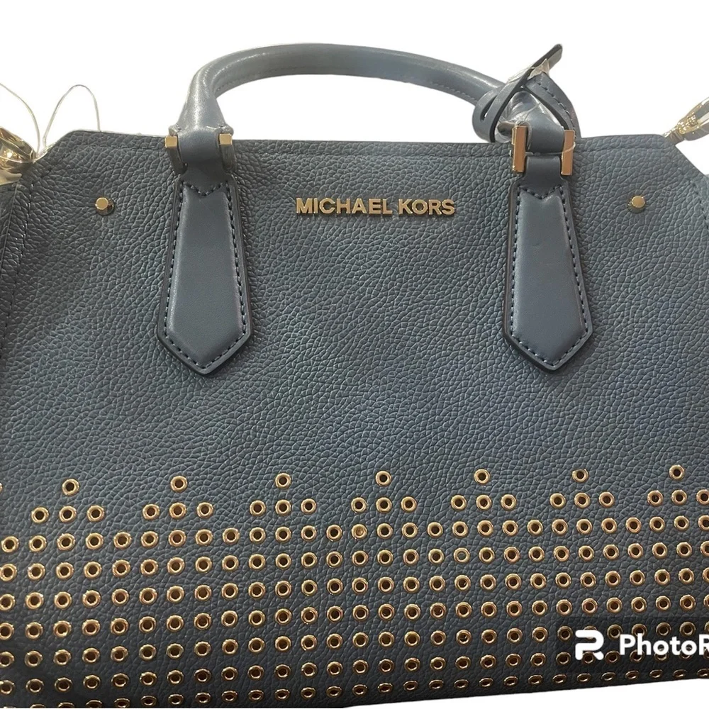 Michael Kors Baby blue satchel crossbody purse NWT $348 - Picture 4 of 4